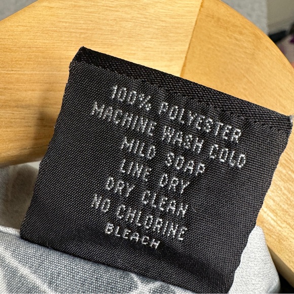 South Pole Shirt Mens Size XL Gray Loose Baggy Button Down Loop Collar Vintage - Picture 16 of 16